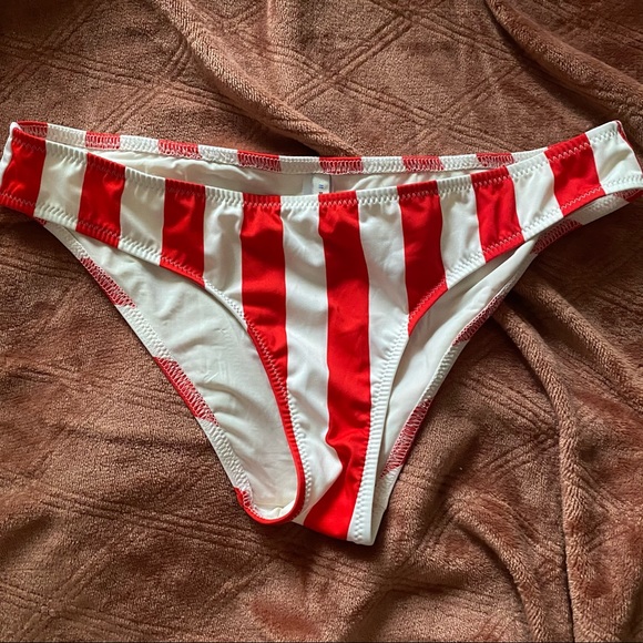Solid & Striped The Elle Cherry Stripe Bikini - Picture 5 of 10